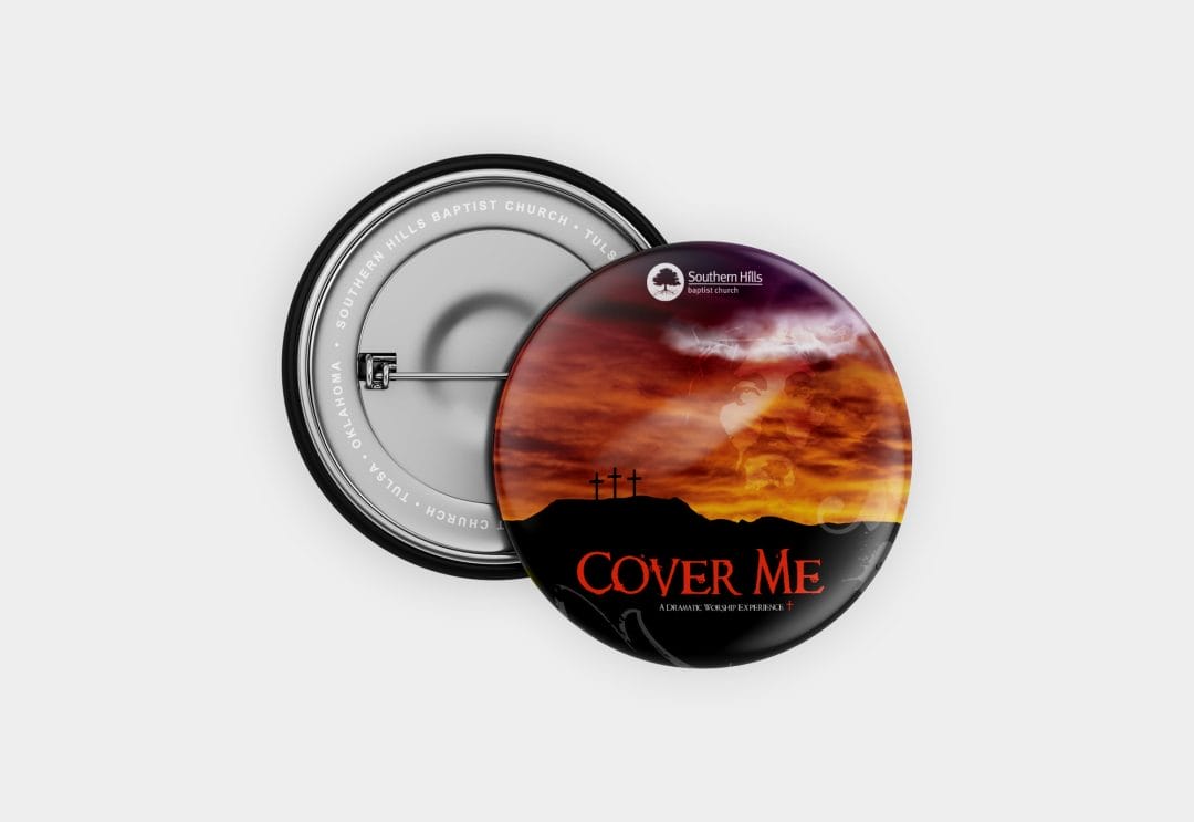 Cover Me Button Design