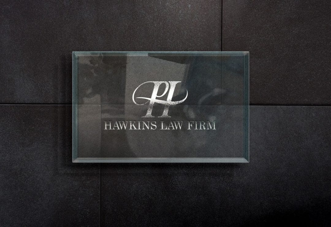Hawkins Law Firm Brand Development Signage