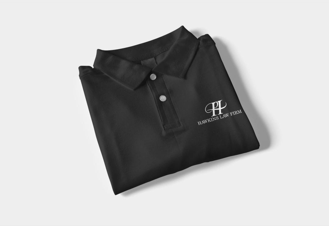 Hawkins Law Firm Brand Development Polo Shirt
