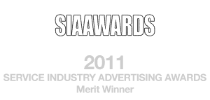 2011 Service Industry Advertising Awards Merit Winner